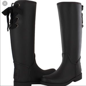 Coach Rain boots EUC
